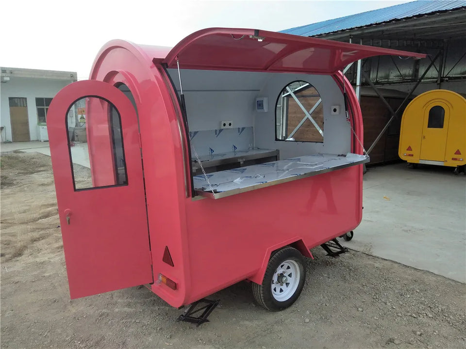 European Standards Mini Food Trailer Mobile Fast Food Trailer / China Factory Mobile Food Truck For Sale
