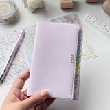 Calendar Notebook Diary  Planner With Rainbow Index Cortical Schedule Handbook High Value Monthly Weekly Plan Work Notes