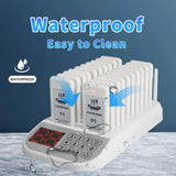 Wireless Restaurant Pager System Touch Panel Wireless Calling System Food Pager Guest Paging System for Coffee Shop Bar