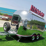 Standard Vending Food Kiosk Truck Outdoor Mobile Fast Food Carts Kiosk Popsicle Ice Cream Vending Carts Hot Dog Food Trailer