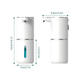 380ML Touchless Foam Soap Dispenser with Adjustable Foam Levels and Long Lasting Battery for Kitchen and Bathroom Use