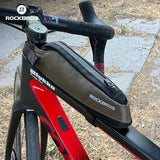 ROCKBROS Bicycle Bag Portable Cycling Top Tube Bag Nylon MTB Road Phone Tool Bag Reflective Ultralight Bicycle Pannier Pocket
