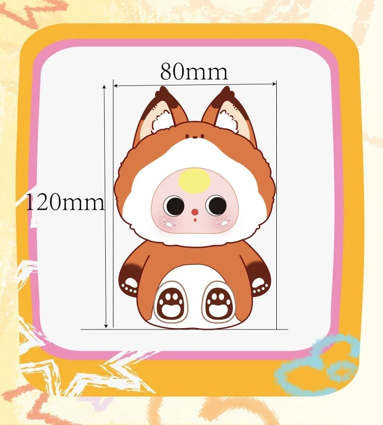 Baby Three Foldable Phone Stand Blind Box Cute Animal Desktop Holder For Watching TV Desk Decor Surprise Collectible Toy
