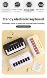 Portable 15 Keys Digital Keyboard Children Mini Electronic Piano Children Musical Instrument Educational Toys for Children Gift