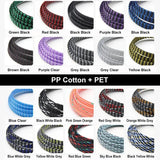 1~100m New Braided Cable Sleeve 4 8 12mm Flexible PP Cotton + PET Yarn Harness Sheath Dust Proof Wire Sleeving Protection Wrap