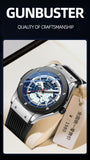 CHENXI 82442 Men's Quartz Watch Casual Outdoors Sports Watches Brand World Map Military Waterproof Men Wrist Watches Clock Gifts