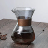 Hand Brewed Glass Coffee Sharing Pot Barista Tools Household Filter Coffee Pot Set Coffeeware Teaware Coffe Accessories