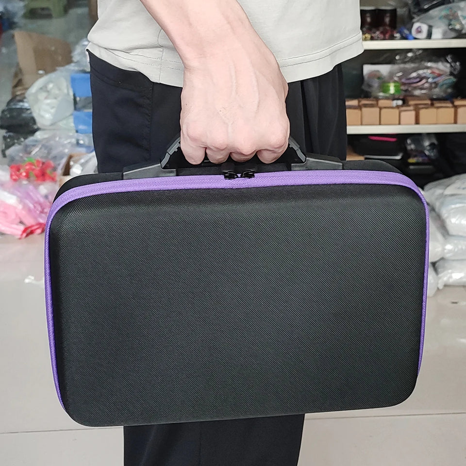 8 Slot Watch Box Sponge Watch Storage Organizer Protective Safety Canvas Shockproof EVA Storage Case for Most Watches