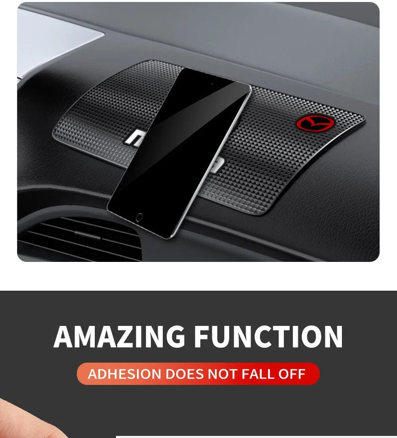 1PCS Car Anti-Slip Mat Pad Rubber Mobile Sticky Dashboard Phone Stand Non-Slip Mat For MAZDA 3 BK BL 5 CR CW 6 II GH CX-7 ER MX5