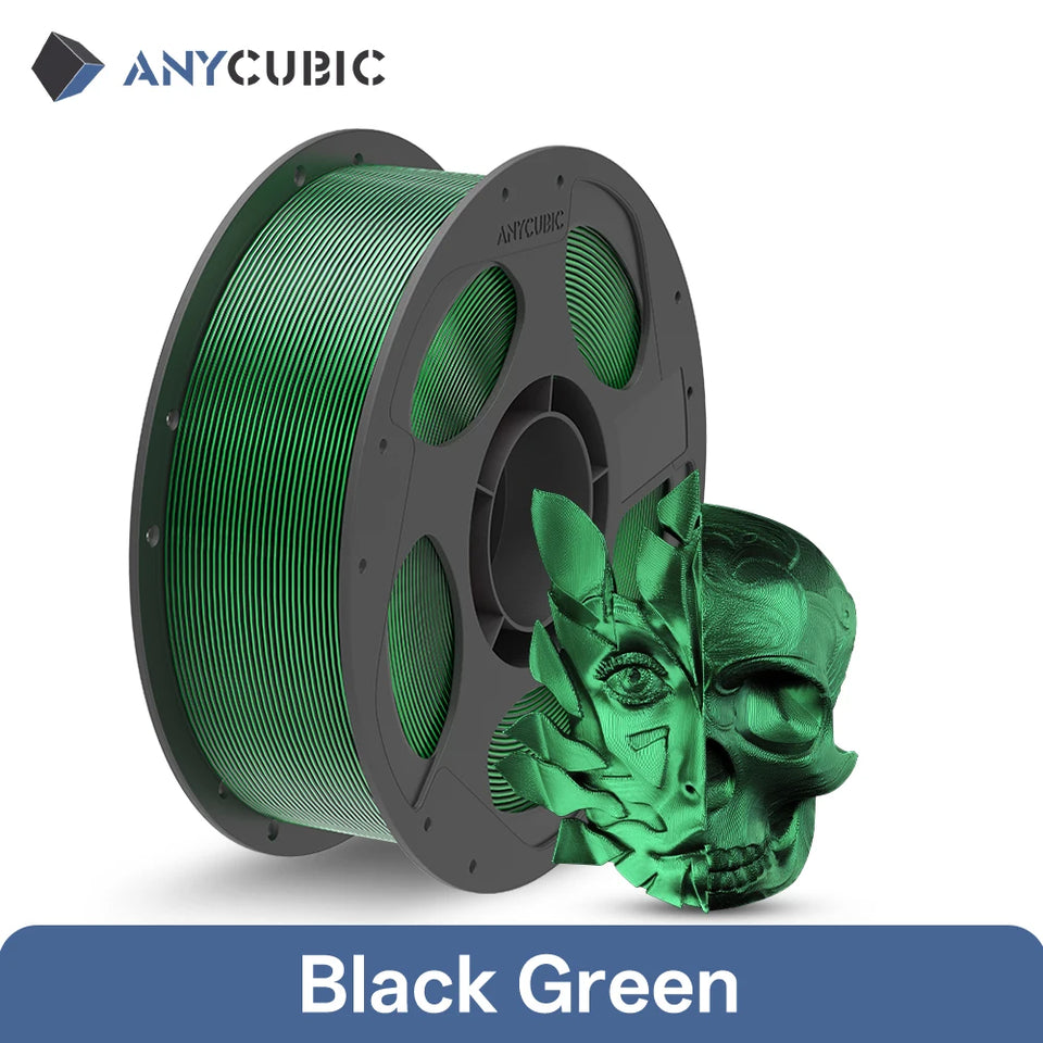 ANYCUBIC Dual-Color Silk Filament Silk Texture FDM 3D Printer PLA Filament Shine Bright Multicolor Silk 3D Printing Material