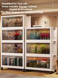 Multilayer Storage Closet Organizer for Multi-scene Use Home Organization Solution for Closets Pantry Or Garage