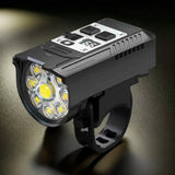 9LED Bike Light Type-C Rechargeable Bicycle Front Lights Intelligent Sensor MTB Flashlight Bike Headlight for Cycling Front Lamp
