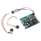 DC10-55V 60A DC Motor Speed Controller With Switch Bidirectional Forward and Reverse Digital Display Motor Speed Control
