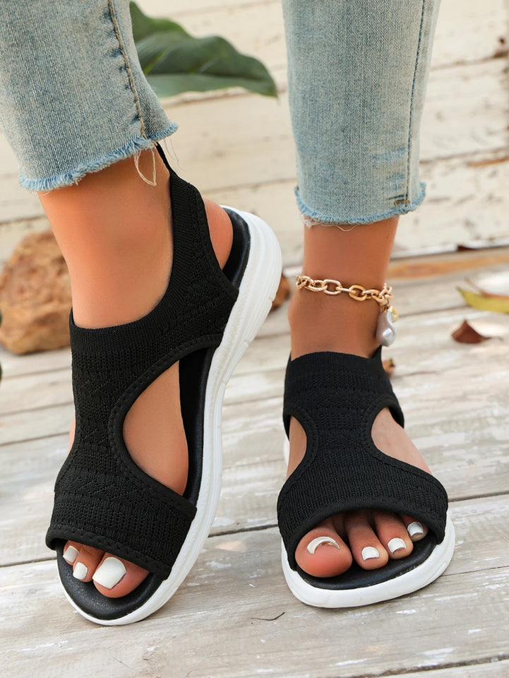 Summer Wedge Sandals for Women 2026 New Fashion Non Slip Beach Shoes Woman Lightweight Casual Platform Plus Size Sandals Women