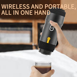 60ml portable electric wireless heating coffee machine suitable for coffee capsule/powder car travel and family camping travel
