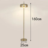 Modern LED floor lamps for living rooms and bedrooms, with adjustable three-color temperatures