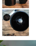 Portable Electric Coffee Grinder with USB Charging Adjustable Ceramic Grinding Core Long Endurance for Outdoor Travel
