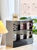 Coffee Cup Storage Display Stand Stainless Steel Retro Bath Bedroom Cosmetics Organization Rack Luxury Creative Home Accessories