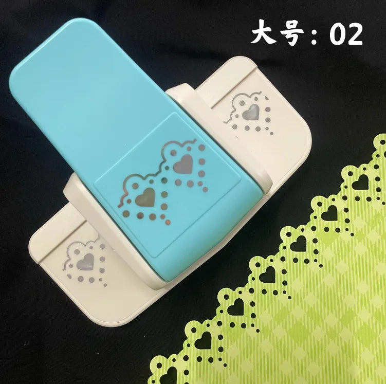 Effort-saving Embossing Device Hollow Lace Edge Pressing Device Punching Device Diy Kindergarten Handmade Greeting Card