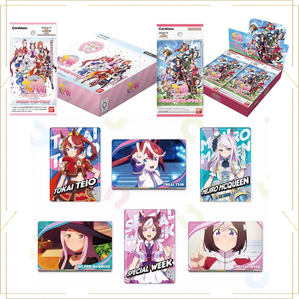 Genuine BANDAI Uma Musume TCG Card New Pretty Derby AGR/SSP/SEC/SP Rare Battle Trading Card Special Week JP/SC Edition Game Card