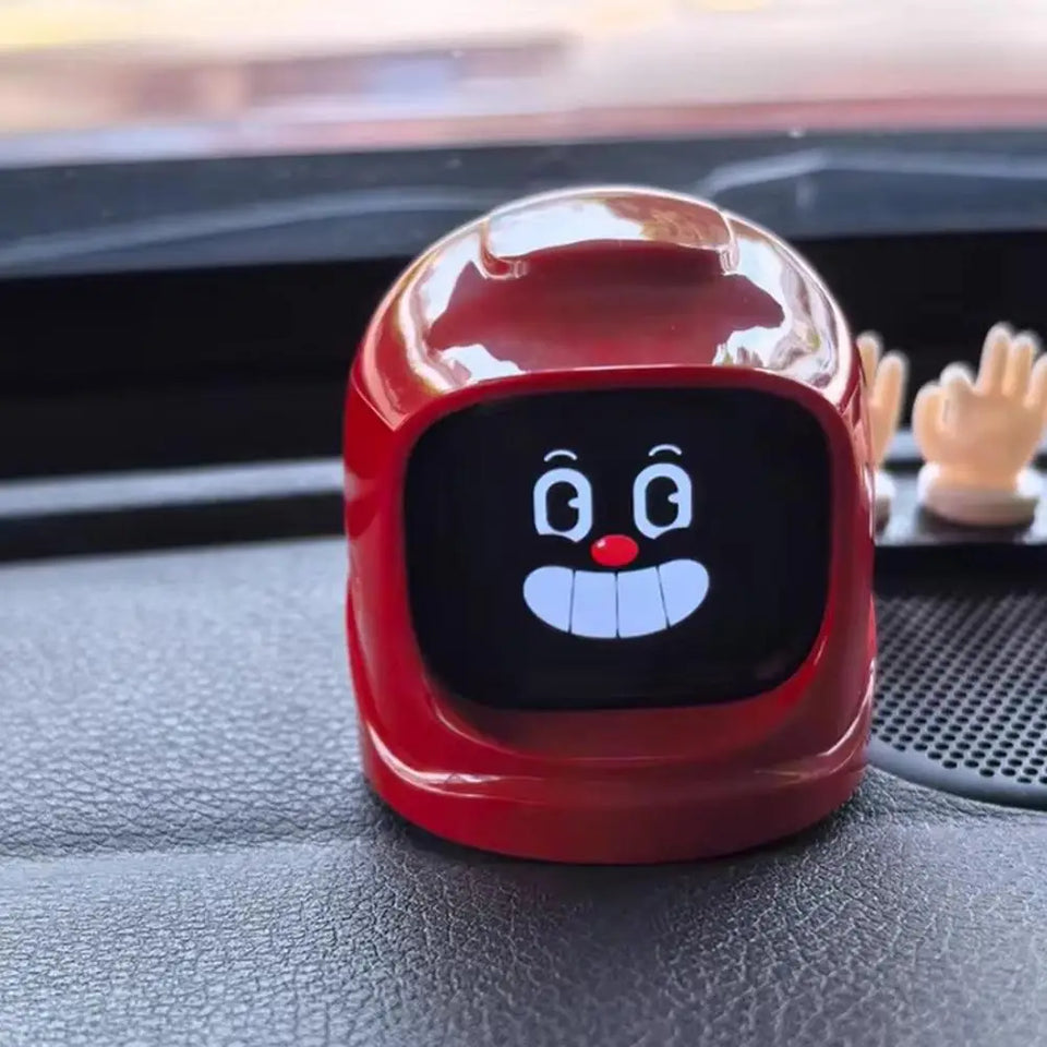 Car Intelligent Robot Mounted Toys Accessories Electronic Pets, Fashion Companions Over 60 Expression Touch Screen Sound Effects