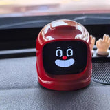 Car Intelligent Robot Mounted Toys Accessories Electronic Pets, Fashion Companions Over 60 Expression Touch Screen Sound Effects