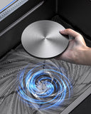 304 Stainless Steel Kitchen Sink, Large Single Sink, Thickened Whale Relief, Digital Display, Washbasin, Washbasin