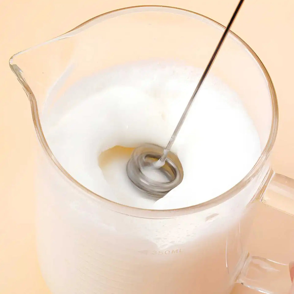 1Pc Electric Milk Frother Coffee Milk Frother Coffee Mixer 500mAh USB-Charging Portable Egg Beater Coffee Milk Mixing Blender