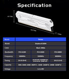 Netac DDR4 Ram Memory 8G 16G DDR4 3200MHz 3600MHz 8GX2 16GX2 Shadow Ill UDIMM DDR4 1.35V XMP2.0 with Metal HeatSink for Desktop