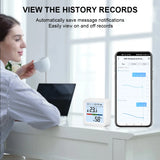 Tuya Zigbee 3.0 WiFi Temperature Humidity Sensor Smart Thermometer Hygrometer APP Remote Control Work with Yandex Alexa