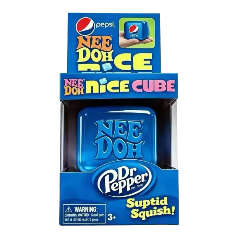 Cute NeeDOH Squishy Cube Fidget Toy, Effective Stress Relief Gadget for Children and Adults