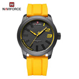 NAVIFORCE New Style Popular Silicone Strap Male Quartz Watches Fashion Casual Waterproof Wristwatches for Men Relogio Masculino