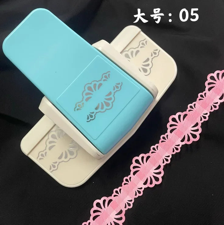 Effort-saving Embossing Device Hollow Lace Edge Pressing Device Punching Device Diy Kindergarten Handmade Greeting Card