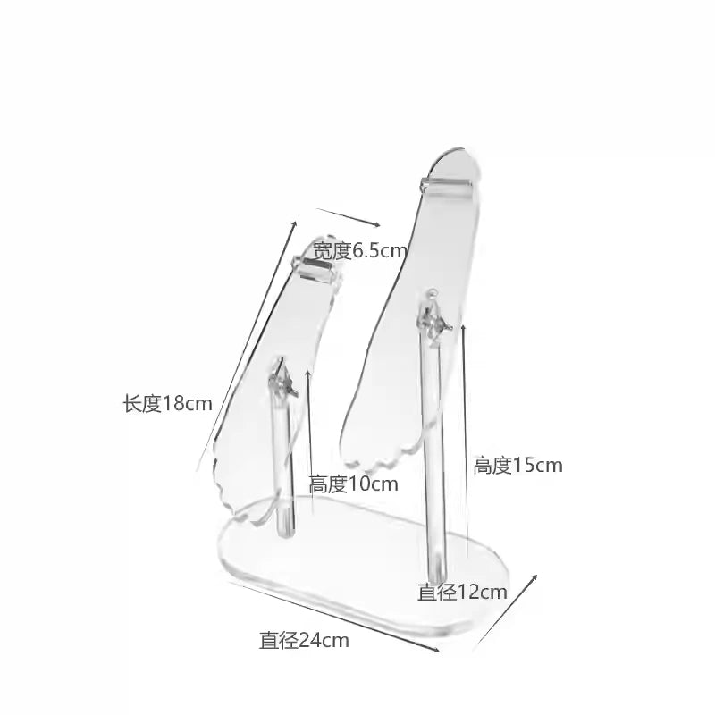 Shoe Display Stand Clear Acrylic High Heels Display Props Shopping Mall Window Counter Shoe Stand Shoe Support Shoe Rack Riser