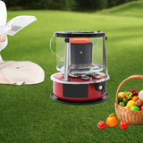 8000 BTU Kerosene Heaters, 5.2L Gal Fuel Capacity Kerosene Stove Heater, Adjustable Height Portable Kerosene Space Heater