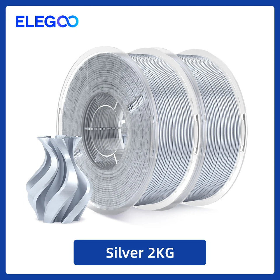 ELEGOO 5/10KG Silk Filament PLA 1.75mm 3D Printer Filament for FDM 3D Printers Elegoo PLA for Elegoo Centauri Carbon