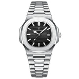 POEDAGAR Top Luxury Brand Man Watch Sports Waterproof Luminous Date Men Wristwatch Square Dial Quartz Men's Watches High Quality