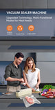 Simple operation Vacuum Sealer Machine Bag Rolls Food Sealer Compact Food Preservation System with Vacuum Bags