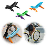Floor Bicycle Stands Adjustable Bike Floor Kickstand Anti-Slip Bike Parking Stand Bike Display Shelf Cycling Accessories