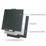 BIQU Panda Build Plate CryoGrip Coating No Clog 256x256mm Spring Steel Double-sided Textured for BambuLab P1 X1 X2D 3D Printer
