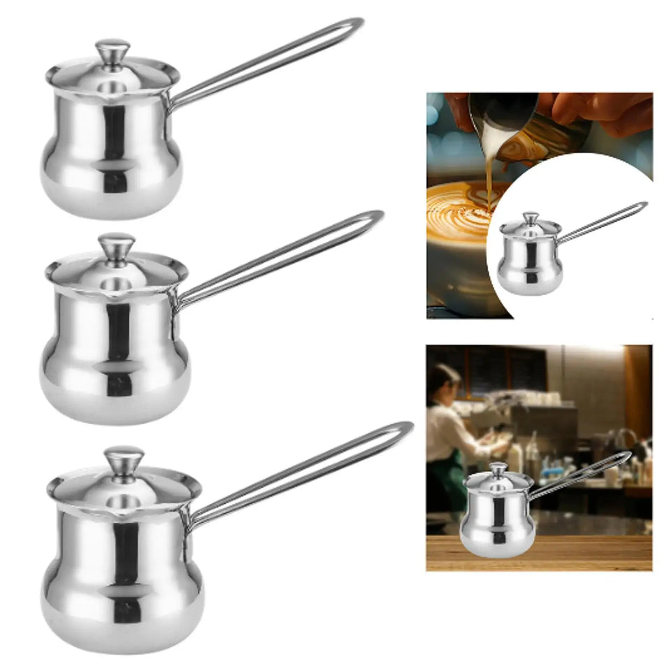 Turkish Coffee Pot Comfortable Grip Coffee Maker for Home Cafe Outdoor