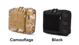 1000d Nylon Molle Admin Drop Pouch Bag, Laser Cut Utility Pouch Modular EMT EDC Organizer Cell Phone Tool Waist Pouch Bag