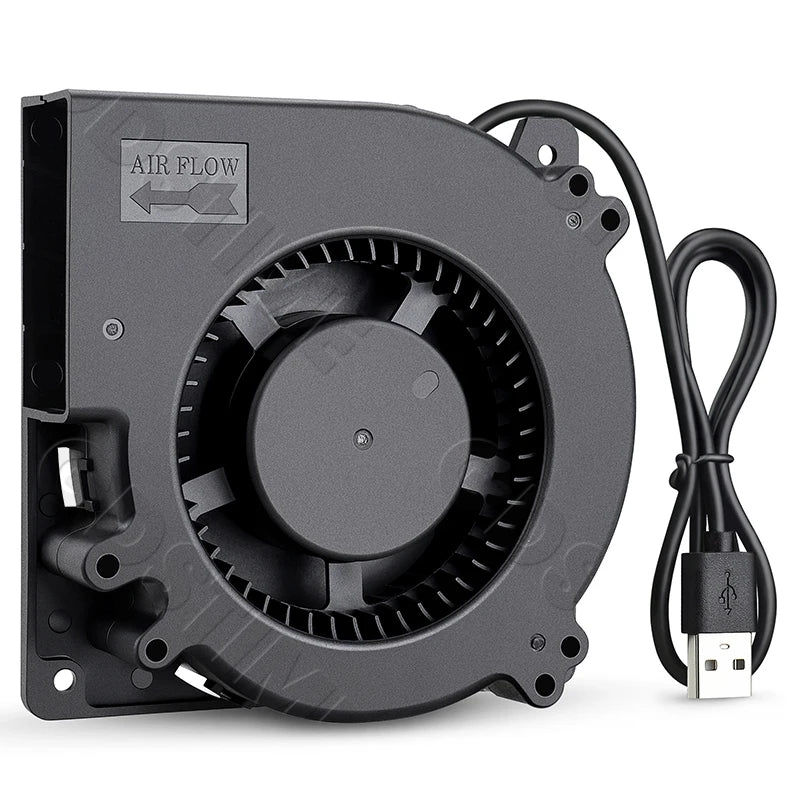 Gdstime 12032 Fan 24V 12V 5V 120MM Blower Fan 4PIN USB Radial Cooling Fan 120x32mm Turbo Blower Cooler Ball Small Fan PWM PC Fan