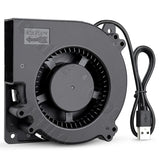 Gdstime 12032 Fan 24V 12V 5V 120MM Blower Fan 4PIN USB Radial Cooling Fan 120x32mm Turbo Blower Cooler Ball Small Fan PWM PC Fan