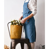 Cotton Denim Aprons Gardening Coffee Shop Kitchen Cooking Baking BBQ Cleaning Painting Restaurant Stylish Design Florist Apron