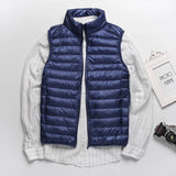 Plus Size 5xl 6xl 7xl Men's Lightweight Water-Resistant Packable Puffer Vest 2024 New Arrivals