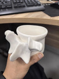 New Spine Shape Ceramics Mugs Coffee Milk Mug Office Tea Cups Drinkware Vase Ornaments Gift for Friends