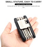 13 In 1 Bicycle Multi Tools Chain Splitter Cutter Hex Spoke Wrench Screwdriver Tyre Lever Tool Kit Portable Bike Repair Tools
