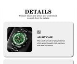 Fashion Men Stainless Steel Watch Luxury Calendar Quartz Wrist Watch Mens Business Watches for Man Luminous Clock