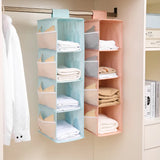 Hanging Storage Closet Clothes Organizer Wardrobe Jeans Sweater Pants T-shirt Home Bedroom Cabinet Organization Dressing Room